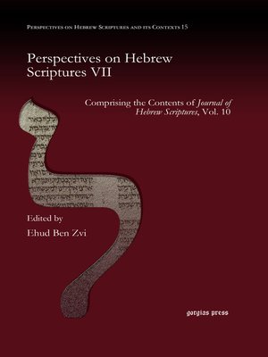 cover image of Perspectives on Hebrew Scriptures VII